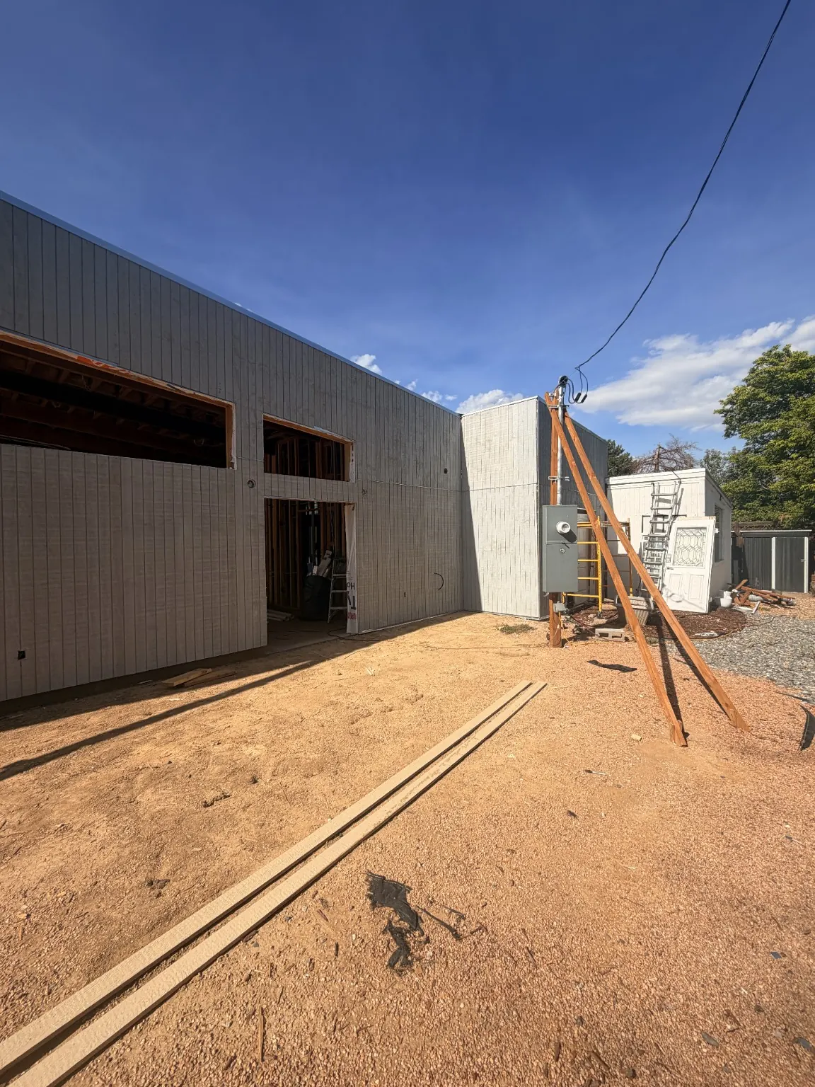DES Limited exterior construction project
