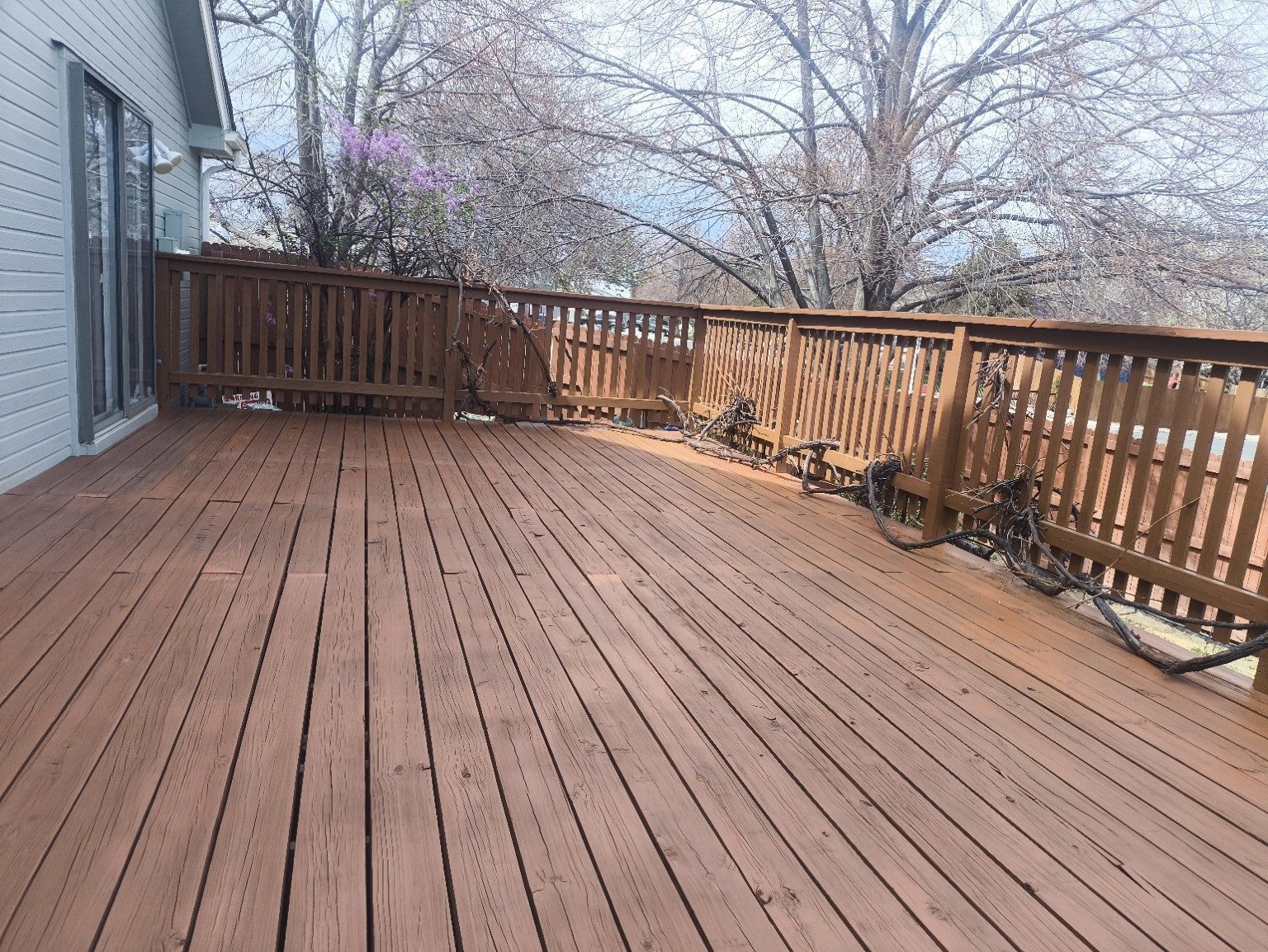 Deck Finish Renewal in Castle Rock, CO completed by DES Limited