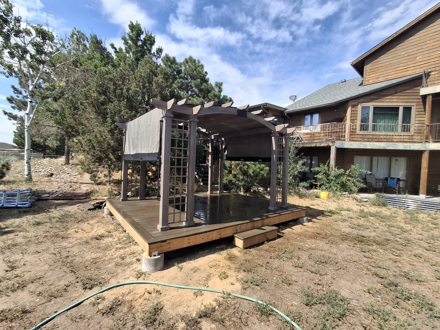 Custom Deck & Pergola Build in Castle Pines, CO completed by DES Limited